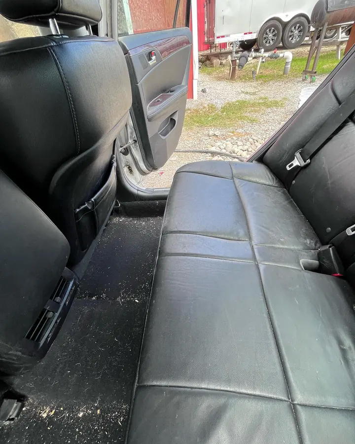 Rear bench, before